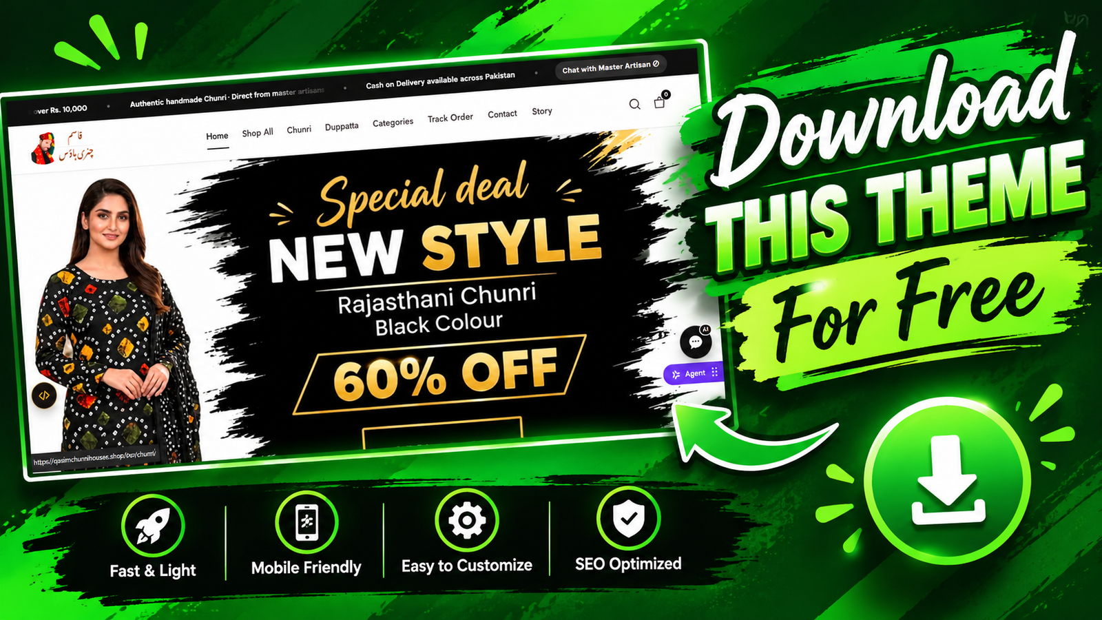 Free E-Commerce Theme For your website